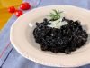 Croatian crni rizot black risotto