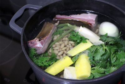 cooking pašta fažol