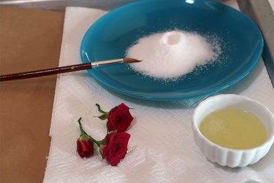 candied flowers