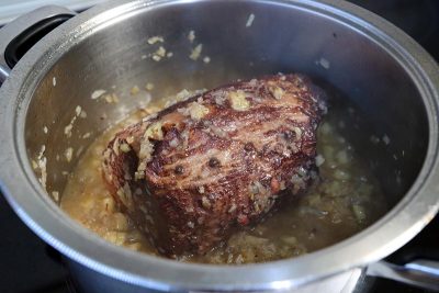Pasticada recipe braising