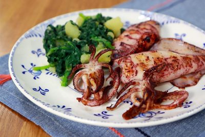 grilled Adriatic squid
