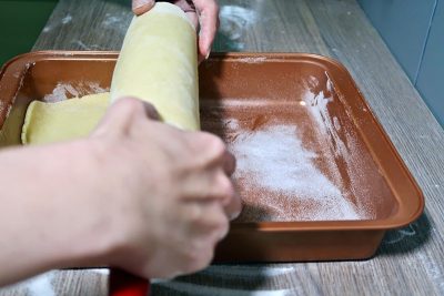 shortcrust pastry for Croatian apple pie